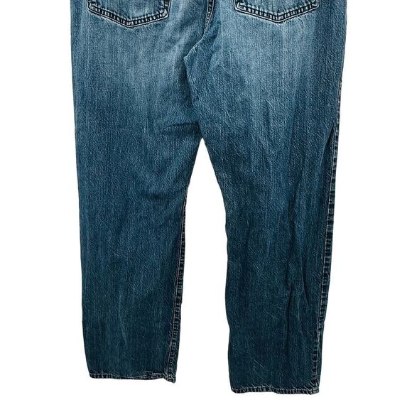 Nautica Loose Fit Relaxed Jeans Distressed Blue Mens Size 36W x 34L Straight Leg - Picture 6 of 10